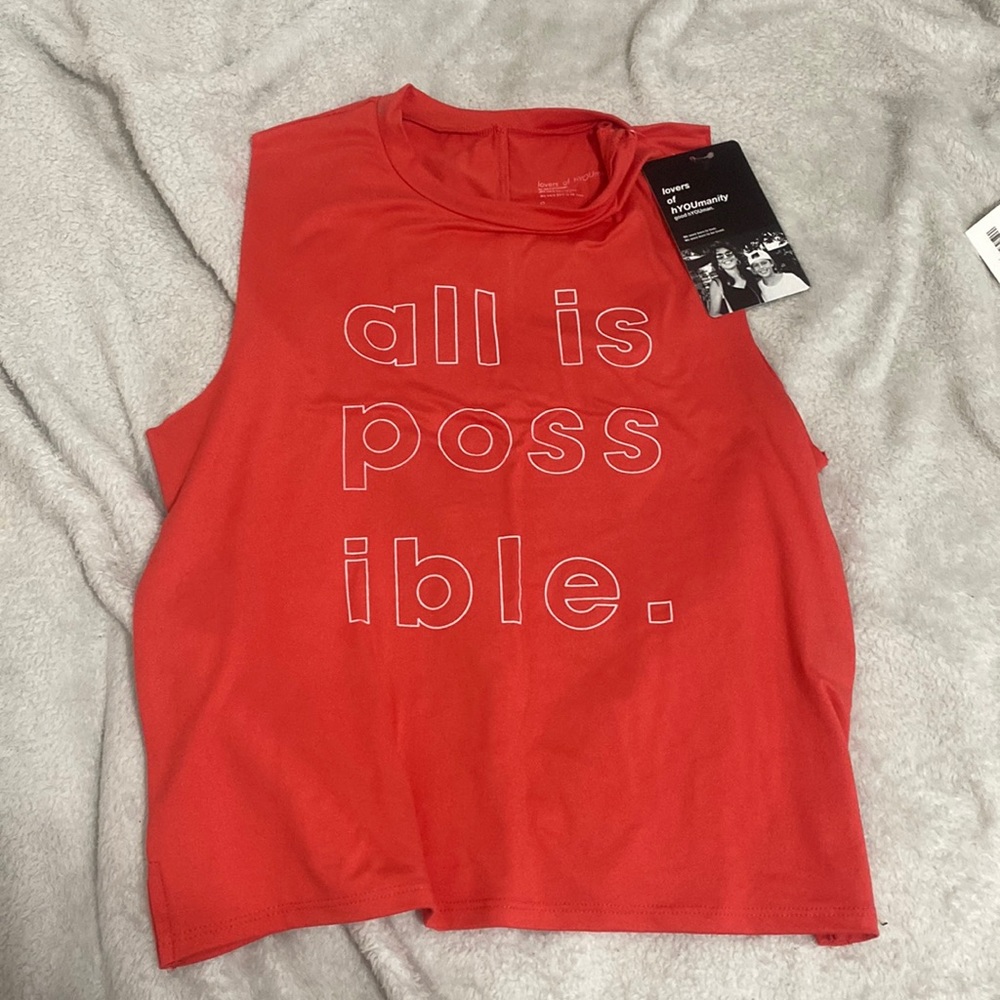 brand new workout top